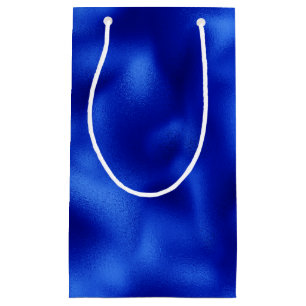 Royal Blue Foil Hanukkah Small Gift Bag