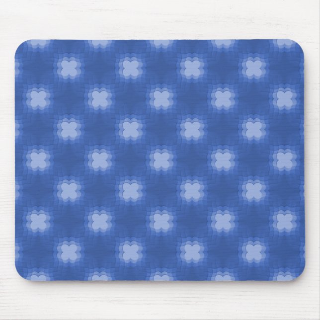 Royal Blue Funky Flair Mousepad (Front)