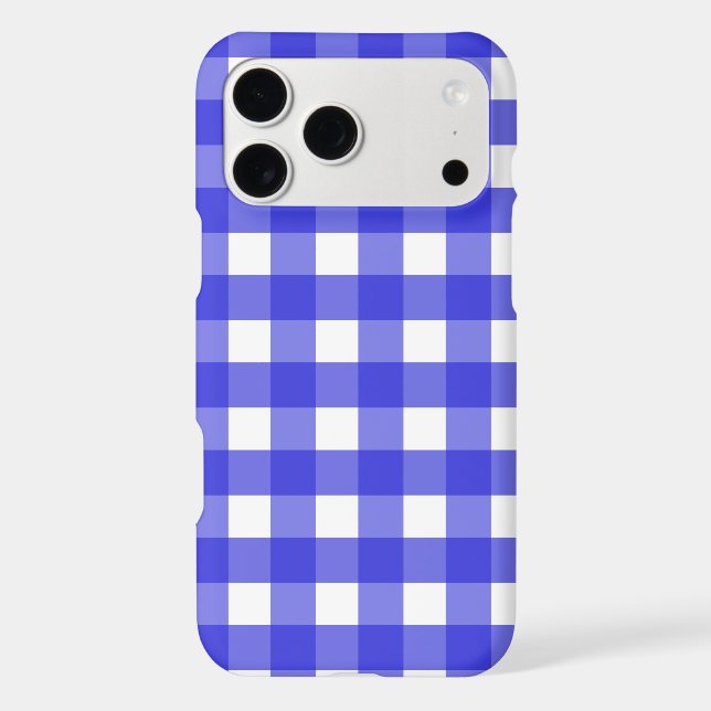 Royal blue gingham (Back)