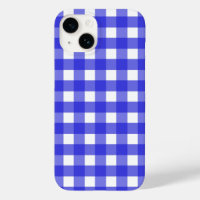 Royal blue gingham