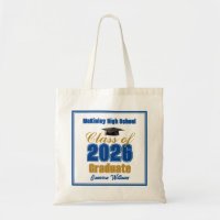 Royal Blue Gold Class of 2026 Graduation Custom