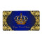 Royal Blue Gold Prince Baby Shower Water Bottle