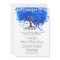 Royal Blue Heart Leaf Tree Wedding