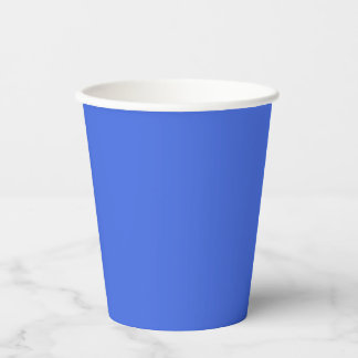 Royal Blue hex code #4169E1 Paper Cups