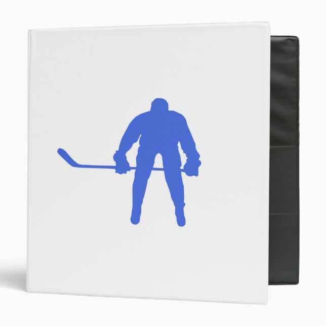 Royal Blue Hockey Binder (Front/Inside)