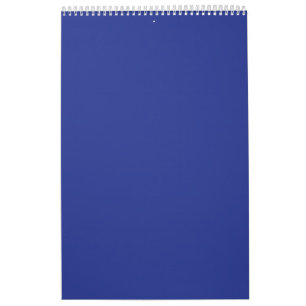 Royal Blue Holiday Elegance Calendar