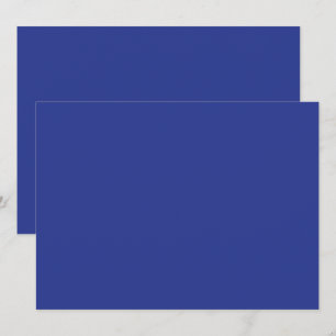 Royal Blue Holiday Elegance Card