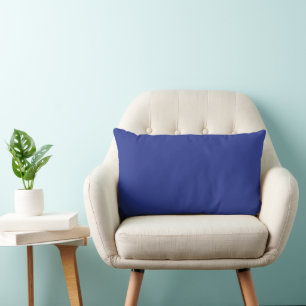 Royal Blue Holiday Elegance Lumbar Pillow