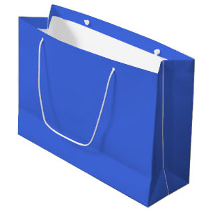 Royal Blue Large Gift Bag – Single Colour Design