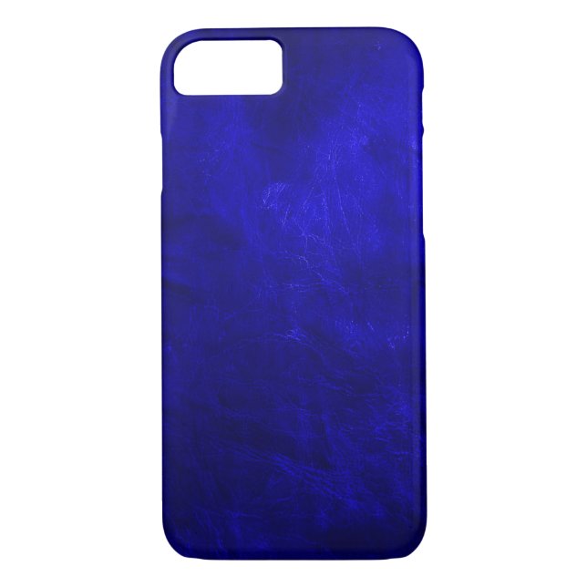 Royal Blue Leather Case-Mate iPhone Case (Back)