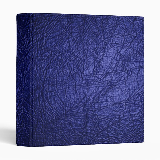 royal blue leather texture binder (Front/Spine)