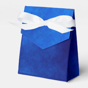 Royal Blue Modern Abstract Watercolor Art Favor Box