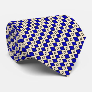 Royal Blue Monogram Tie