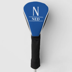 Royal Blue Monogrammed Golf Head Cover