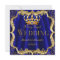 Royal Blue Navy Wedding Gold Crown