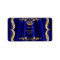 Royal Blue Navy Wedding Gold Crown