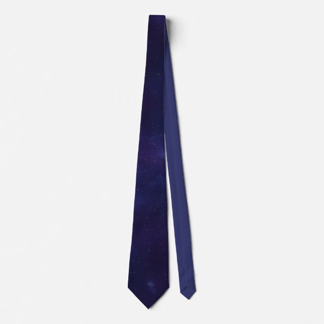 Royal blue pattern tie (Front)