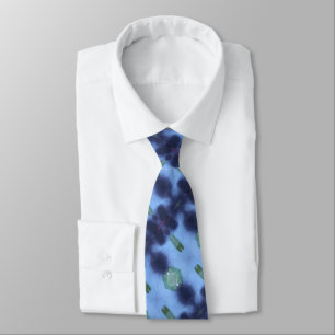 Royal Blue Patterned Tie