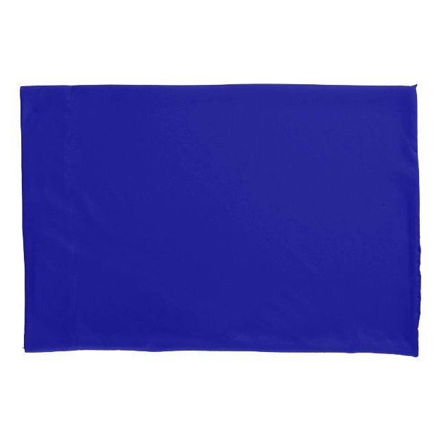 Royal Blue  Pillowcase (Front-Left)