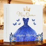 Royal Blue Quinceanera Photo Album and Planner Binder<br><div class="desc">Keep your quinceañera planning organized with the Royal Blue Quinceañera Photo Album and Planner 3-Ring Binder. This stunning binder features a rich royal blue cover with elegant gold accents, perfect for both planning and preserving memories of your special day. Use it to keep track of event details, guest lists, and...</div>