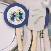 Royal Blue Roses Quinceanera Order of Events
