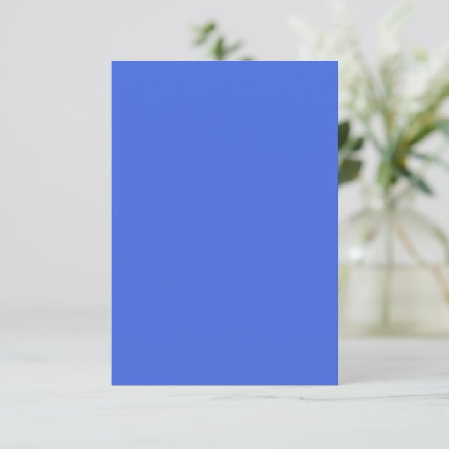 Royal Blue RSVP Card Template – Customizable (Standing Front)