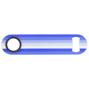 Royal blue shadow stripes bar key