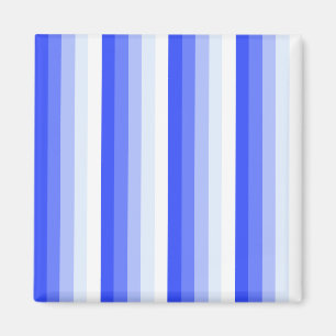 Royal blue shadow stripes magnet