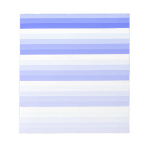 Royal blue shadow stripes notepad