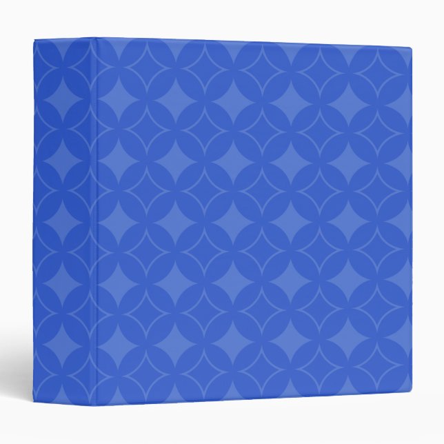 Royal blue shippo pattern binder (Front/Spine)