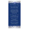 Royal Blue, Silver Floral Hearts Wedding Program