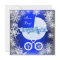 Royal Blue Snowflake Winter Wonderland Baby Shower