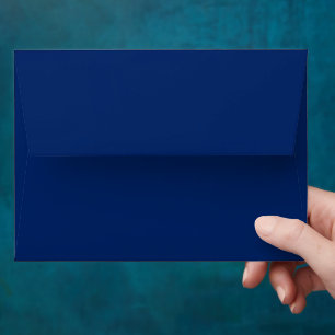 Royal Blue Solid Color Envelope