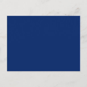 Royal Blue Solid Color Postcard