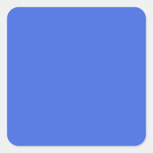 Royal Blue Solid Colour   Classic   Elegant Square Sticker