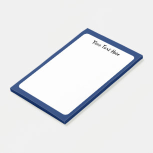 Royal Blue Solid Colour custom Post-it Notes