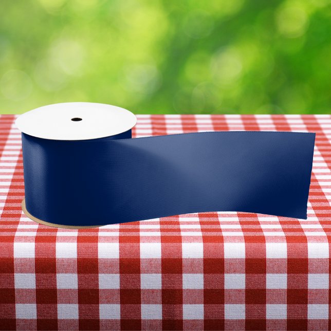 Royal Blue Solid Colour Satin Ribbon (Creator Uploaded)