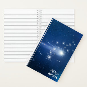 Royal Blue Star Notebook