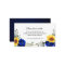 Royal Blue Sunflower Geometric Website Details