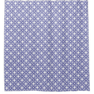 Royal Blue Trellis