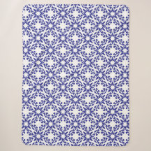 Royal Blue Trellis