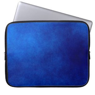 Royal Blue Watercolor Abstract Laptop Sleeve