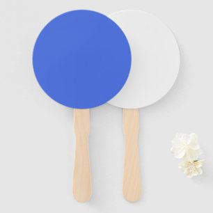 Royal Blue & White Custom Event Fans