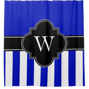Royal Blue White LG Stripe 1ICBR Black Monogram