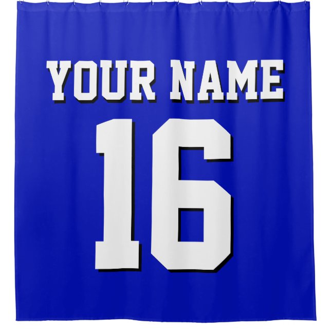 Royal Blue White Sports Jersey Team Jersey (Front)