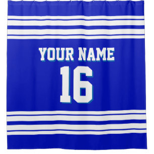 Royal Blue with White Stripes Sports Jersey