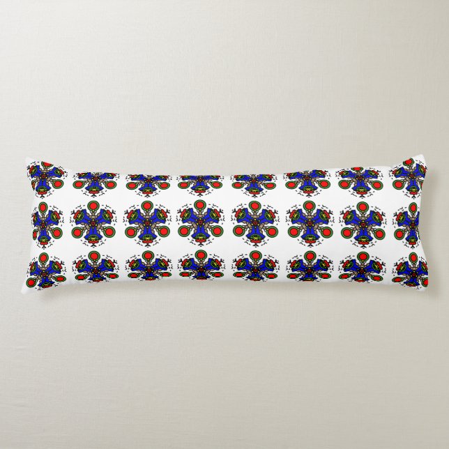 Royal Boho Mandala Body Pillow (Front)