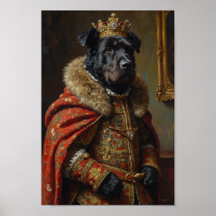 Royal Bouvier des Flandres Portrait Poster