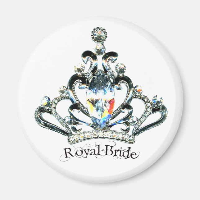 "Royal Bride" Tiara magnets (Front)