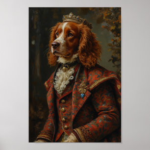 Royal Brittany Spaniel Portrait Poster